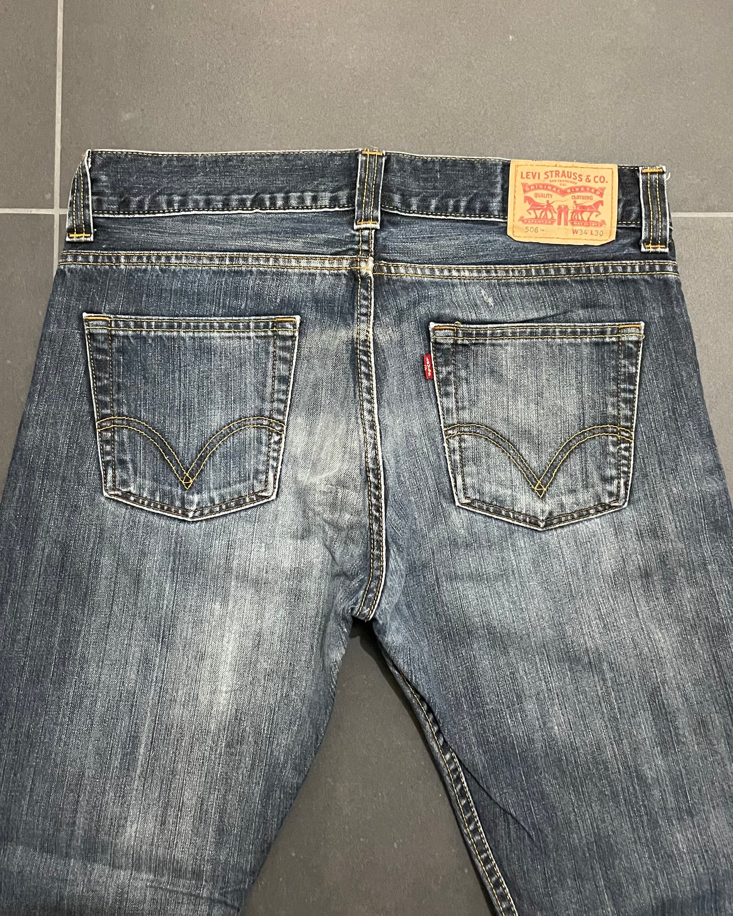 Levi's 506 Straight Jeans - Size W34 L30