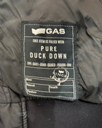 GAS Daunenjacke Bomber Schwarz – L