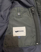 GAS Daunenjacke Bomber Dunkelgrün – L