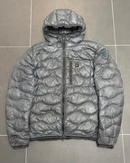 Blauer USA Wave Daunenjacke Grau – XL