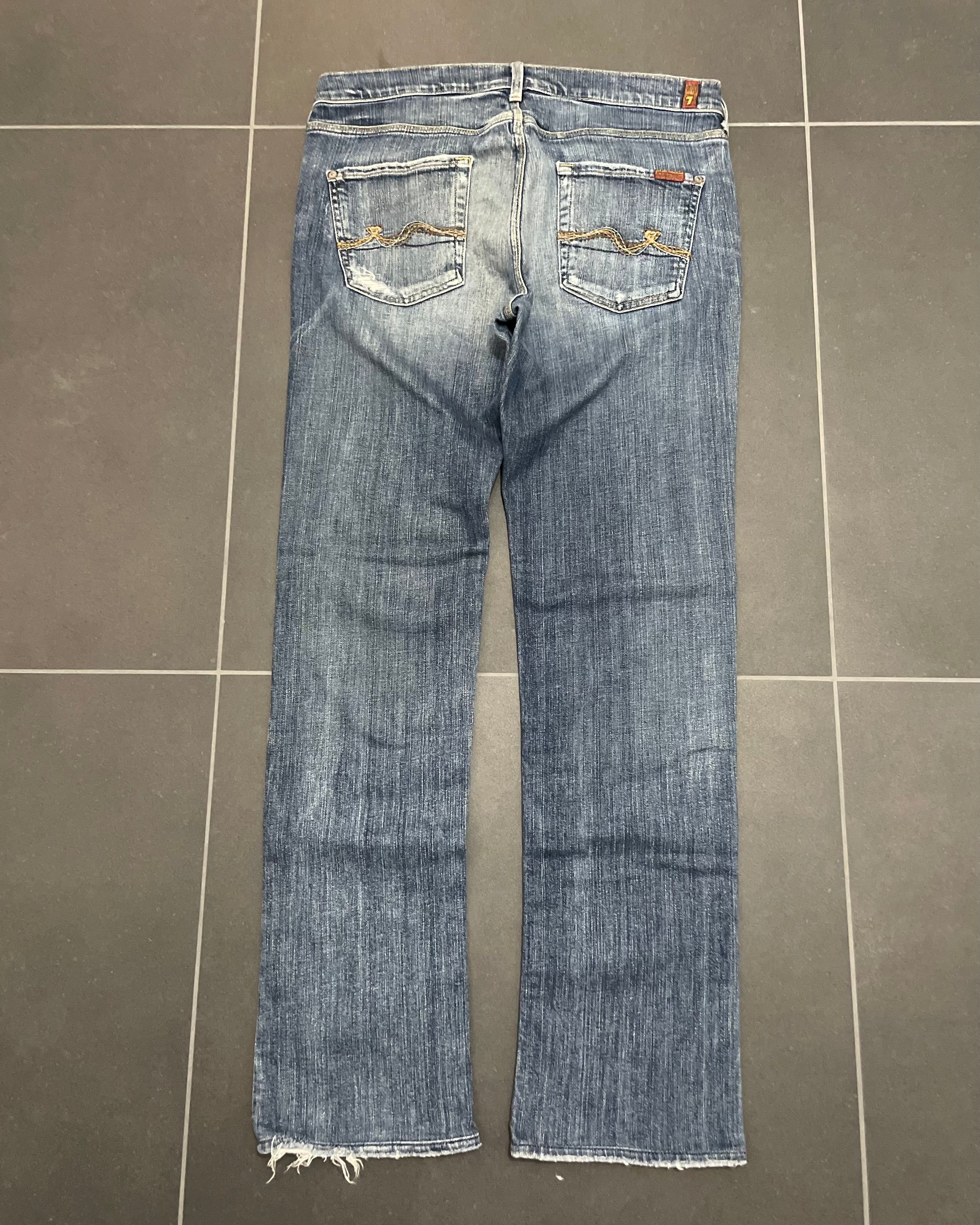 Seven Washed Straight Jeans - Size W31 L32