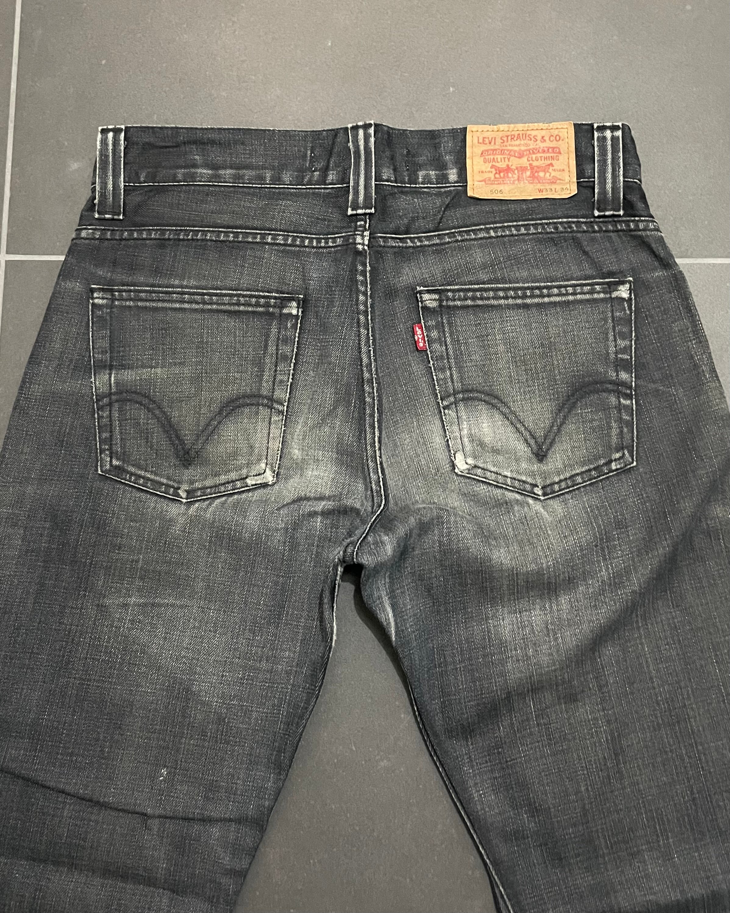 Levi's 506 Straight Jeans - Size W33 L34
