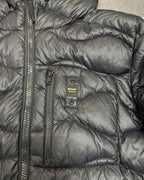 Blauer USA Wave Daunenjacke Schwarz – XL