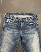 Seven Washed Straight Jeans - Size W31 L32