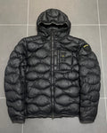 Blauer USA Wave Daunenjacke Schwarz – M