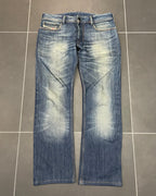 Diesel Washed Straight Jeans - Size W30 L30