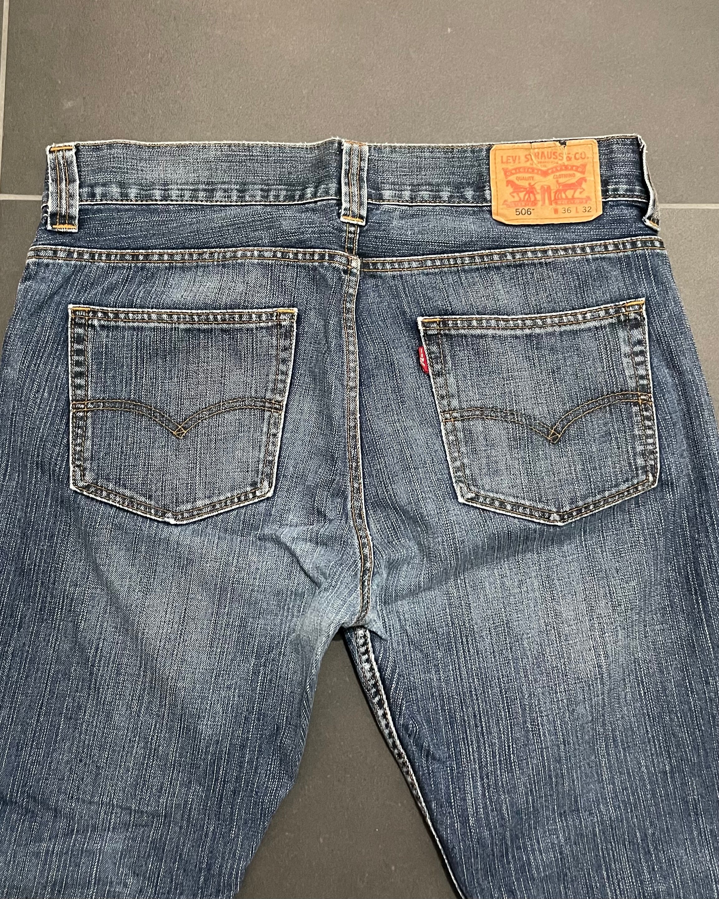 Levi's 506 Straight Jeans - Size W36 L32