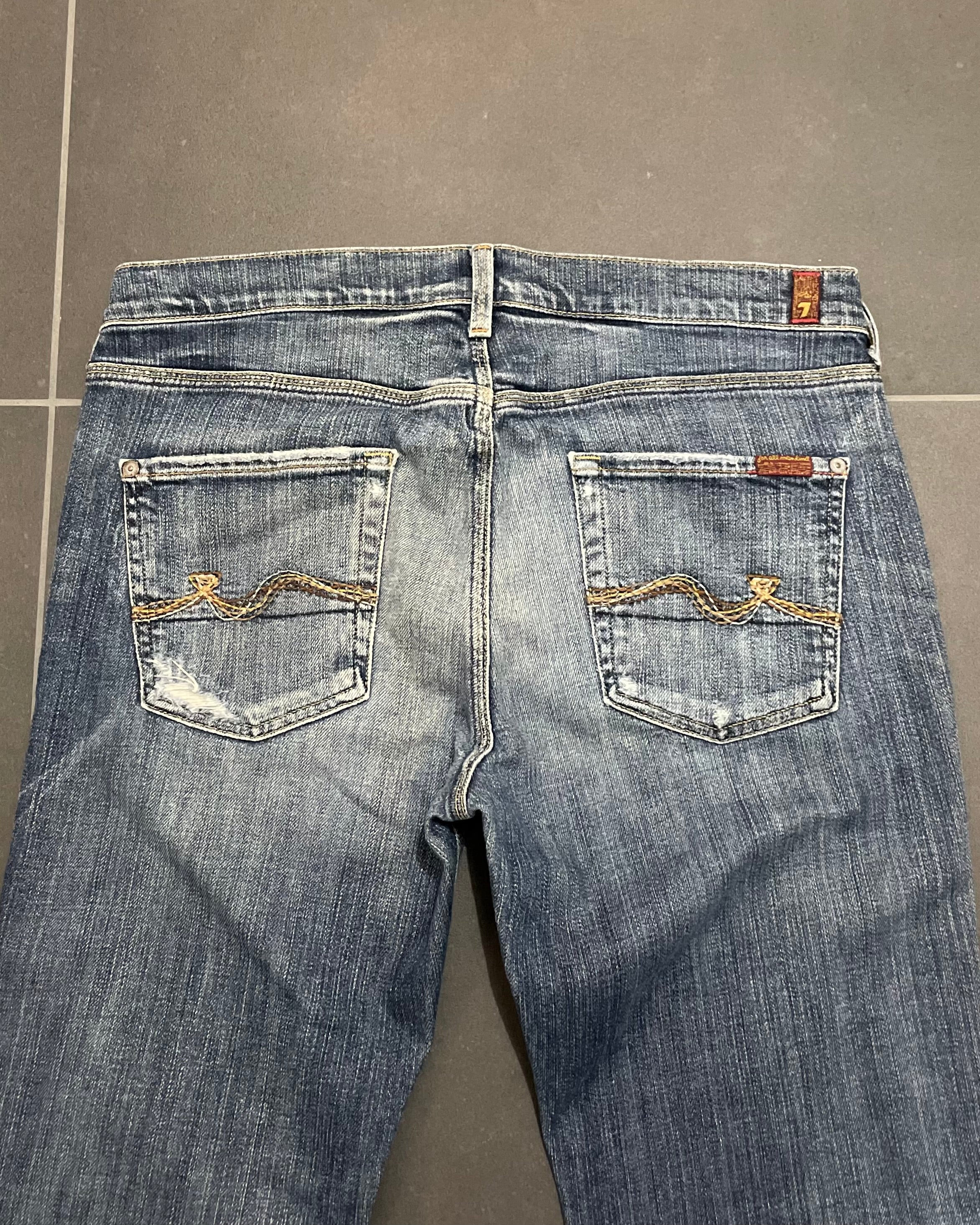 Seven Washed Straight Jeans - Size W31 L32