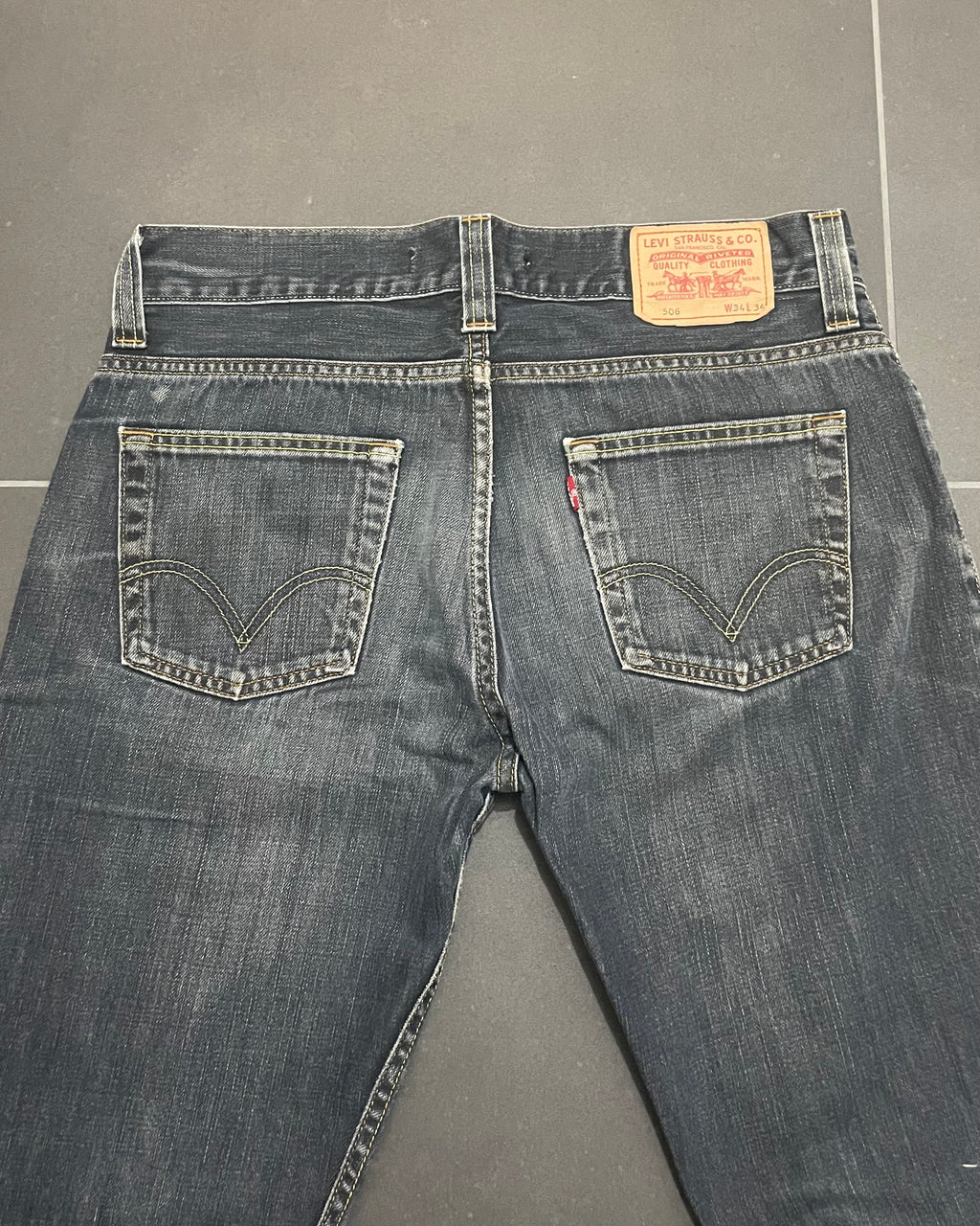 Levi's 506 Straight Jeans - Size W34 L34