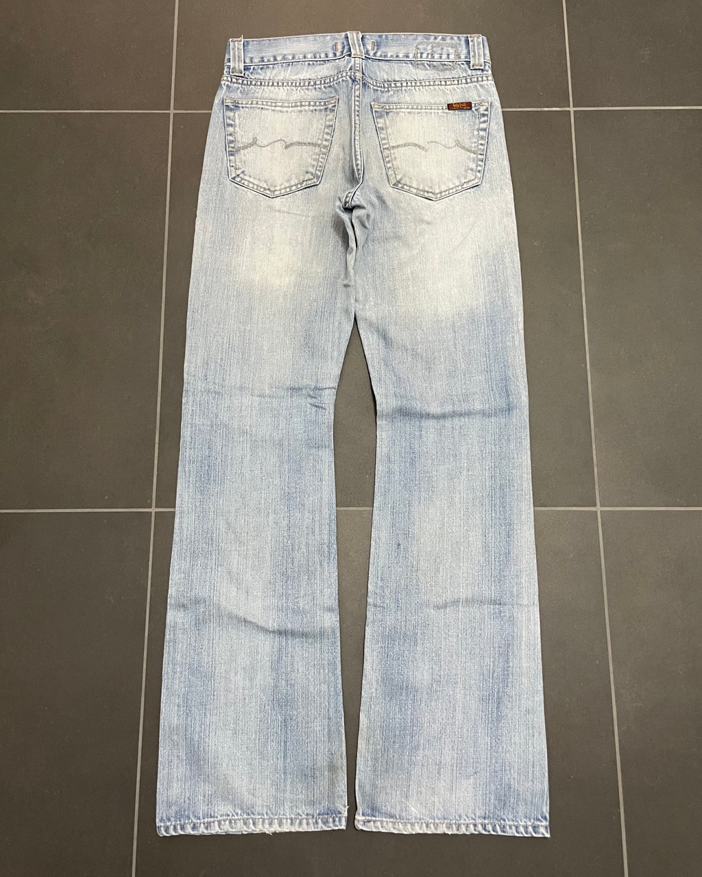 Washed Bootcut Jeans - Size W30 L34