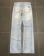 Washed Bootcut Jeans - Size W30 L34