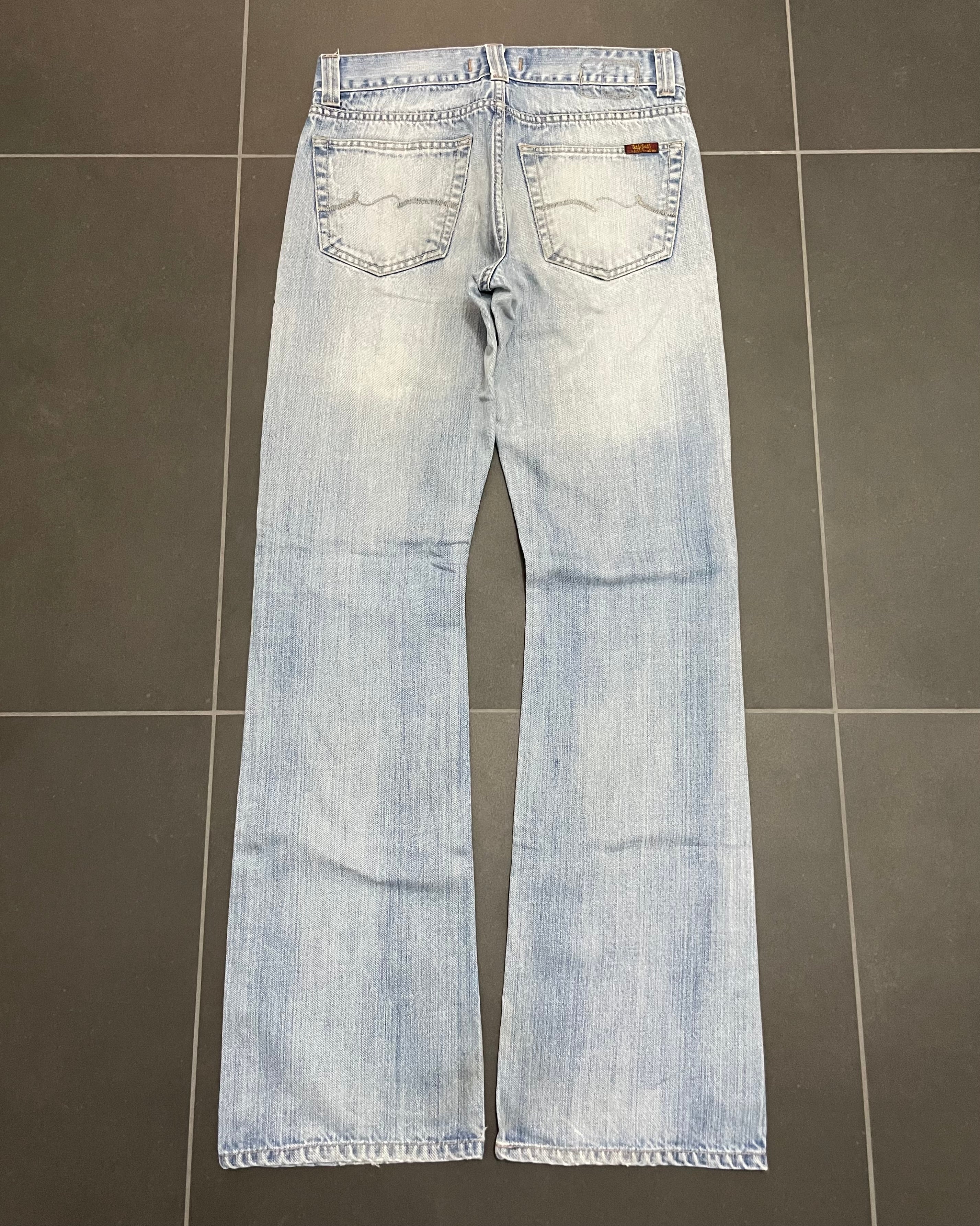 Washed Bootcut Jeans - Size W30 L34