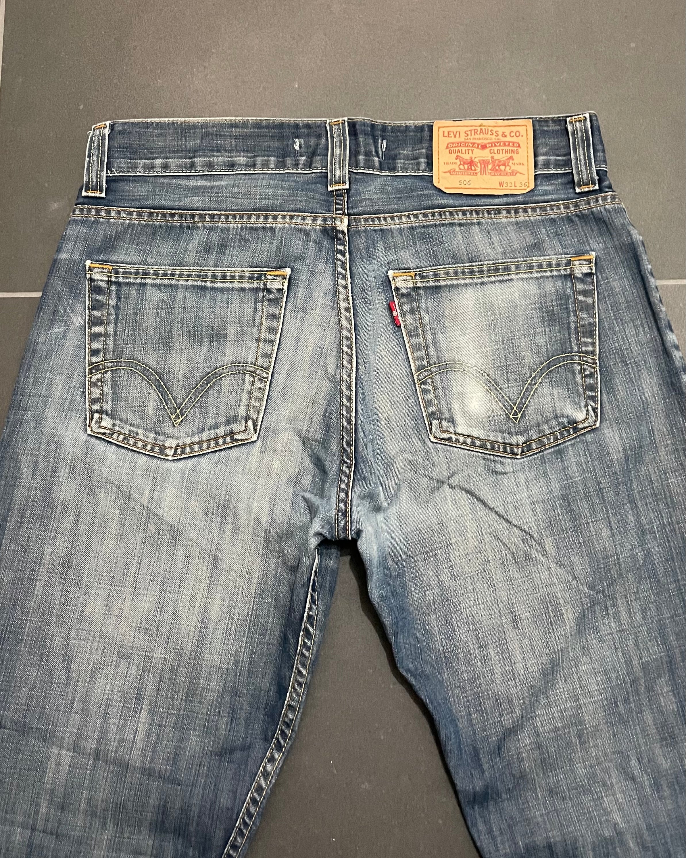 Levi's 506 Straight Jeans - Size W33 L32