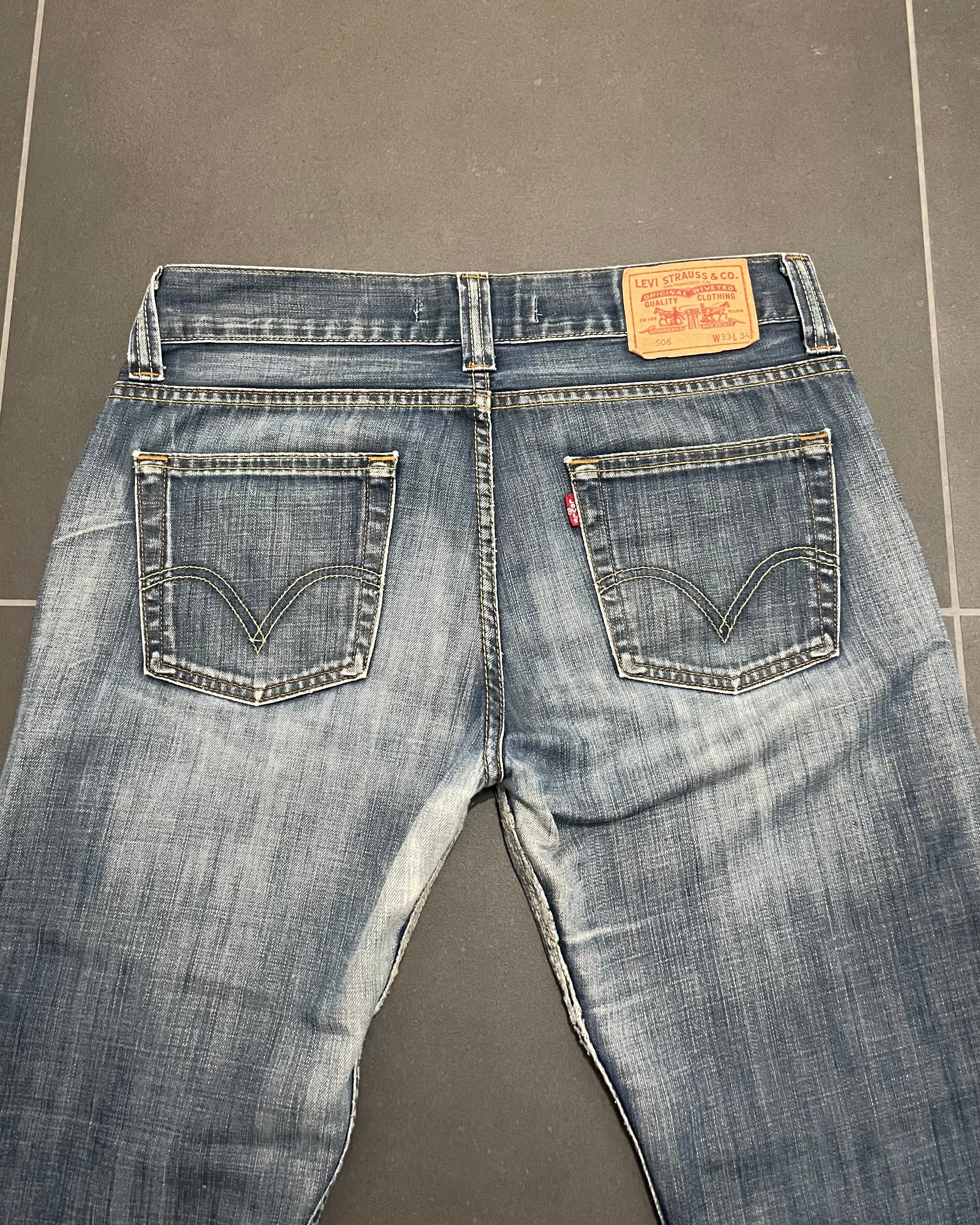 Levi's 506 Straight Jeans - Size W33 L30