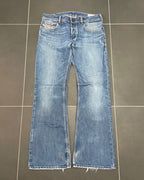 Diesel Zathan Bootcut Jeans - Size W31 L32