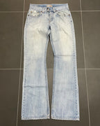 Washed Bootcut Jeans - Size W30 L34