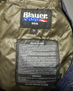 Blauer USA Daunenjacke Blau – M