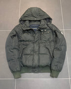 GAS Daunenjacke Bomber Dunkelgrün – L