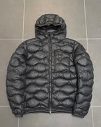 Blauer USA Wave Daunenjacke Schwarz – XL
