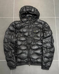 Blauer USA Wave Daunenjacke Schwarz – S