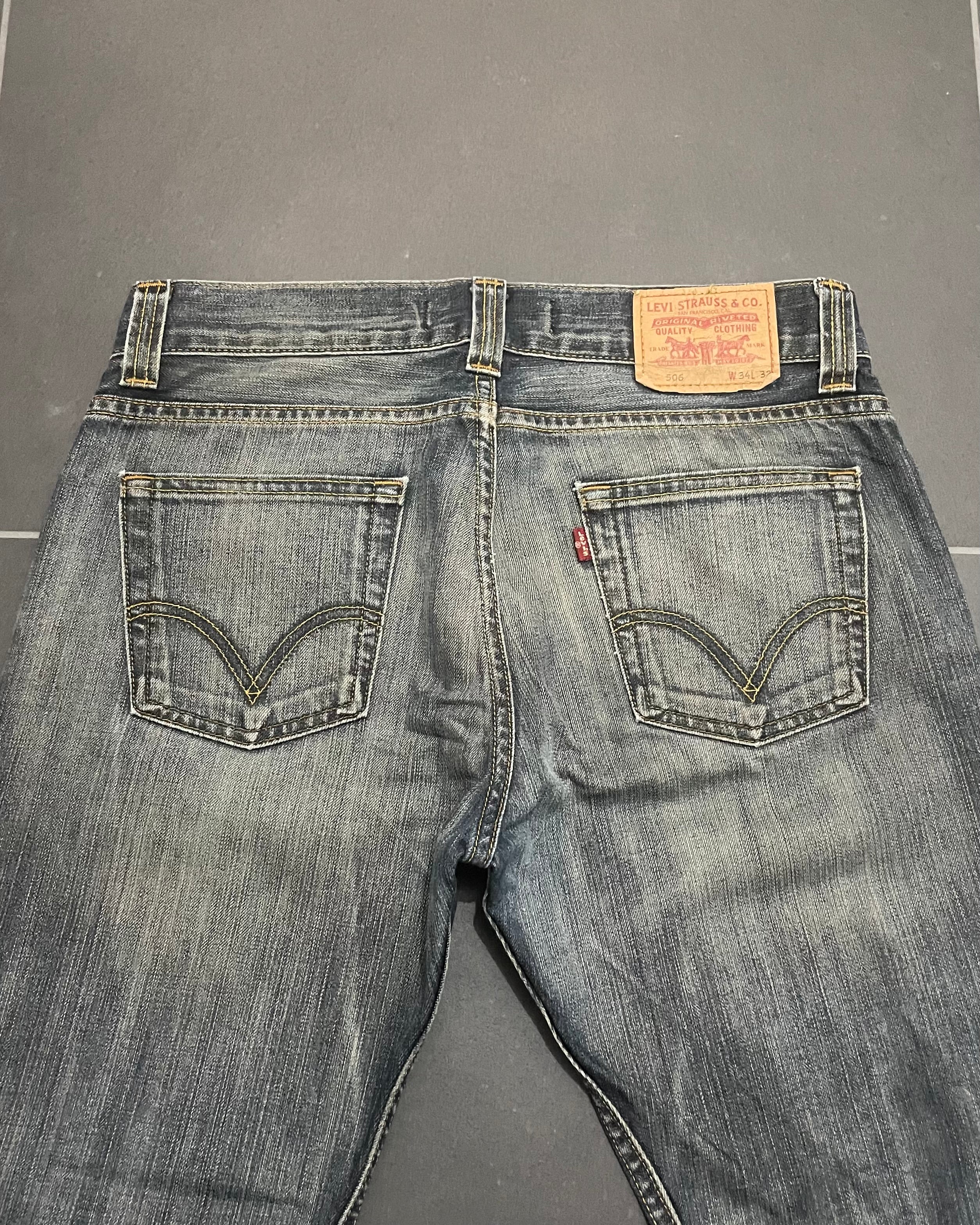 Levi's 506 Straight Jeans - Size W34 L32