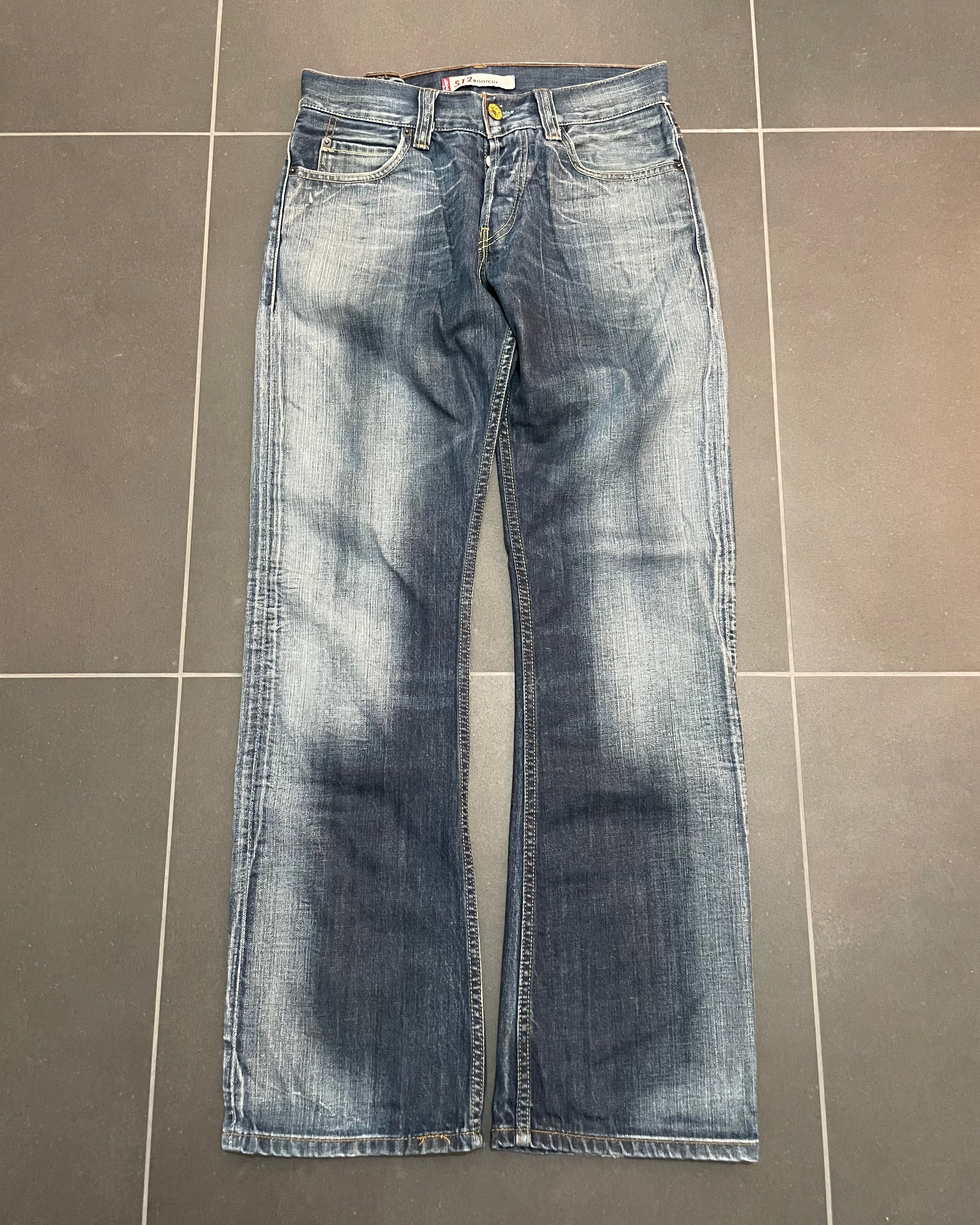 Levi's 512 Bootcut デニムパンツ　ロンドンコア Levi's 512 Bootcut Jeans - Size W32 L34 – denimarchive.de
