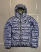 Blauer USA Daunenjacke Blau – M