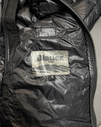 Blauer USA Wave Daunenjacke Schwarz – M