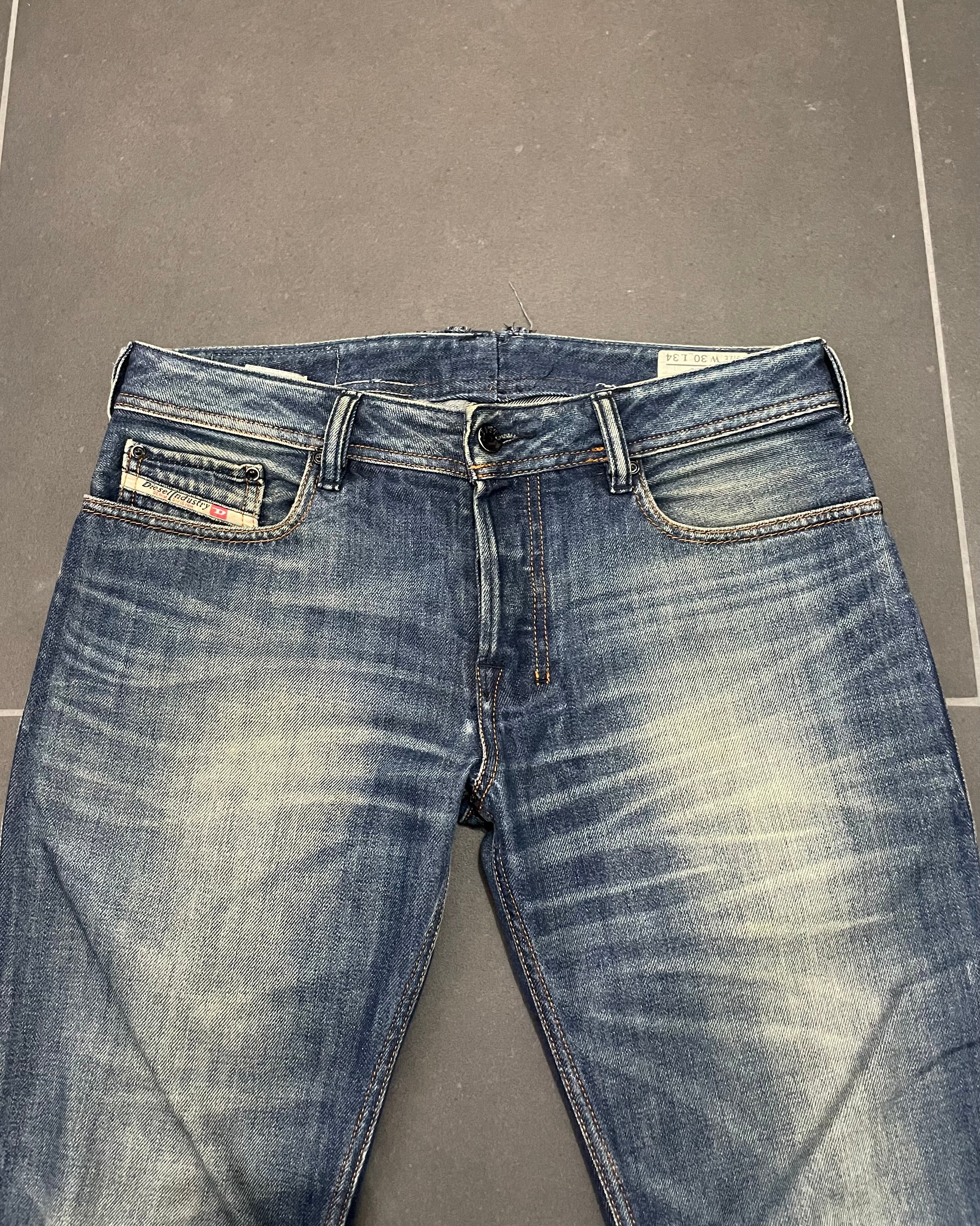 Diesel Washed Straight Jeans - Size W30 L30