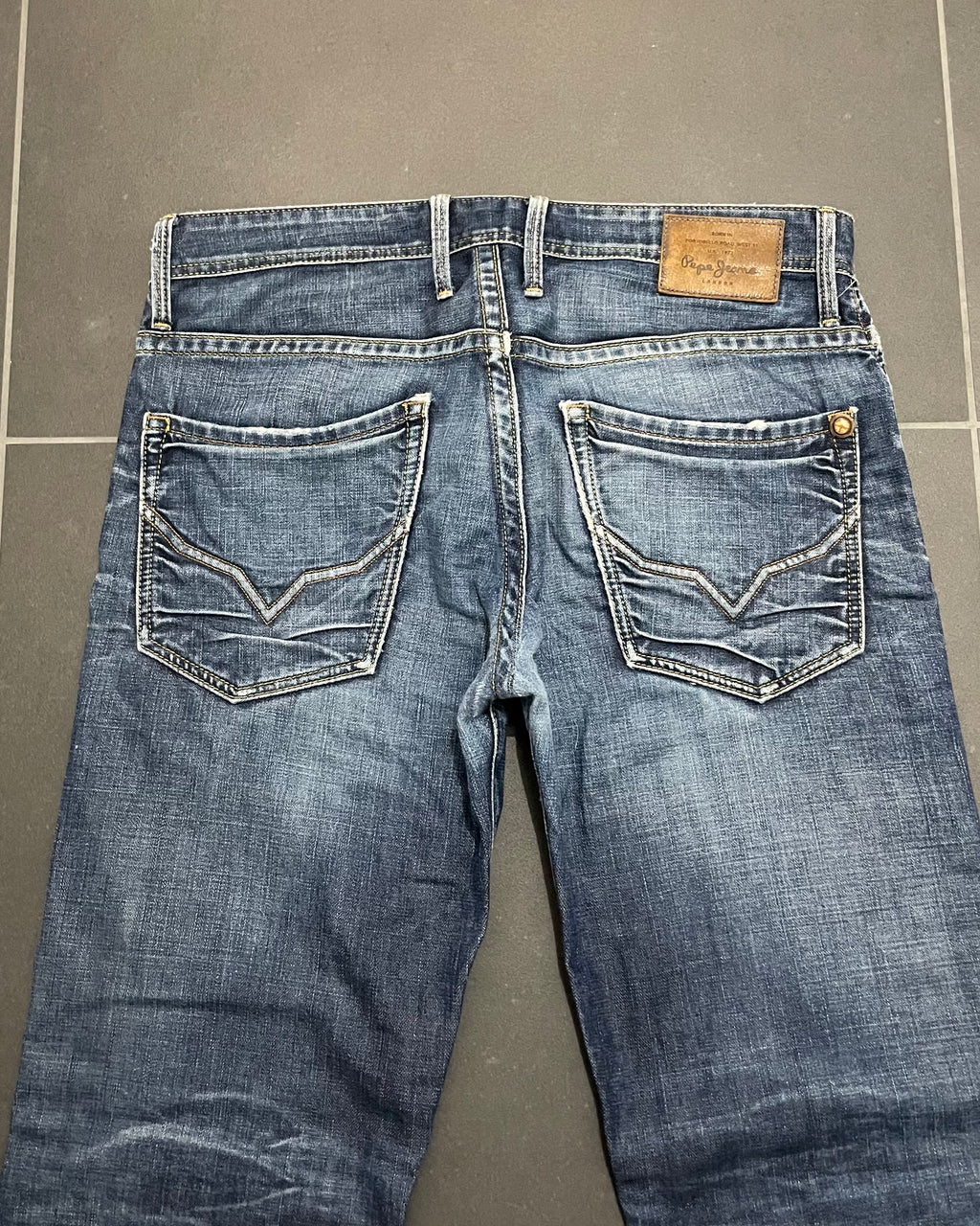 Pepe Straight Washed Jeans - Size W31 L34