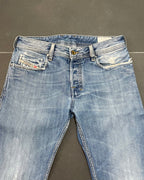 Diesel Zatiny Bootcut Jeans - Size W30 L34