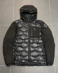 Blauer USA Wave Daunenjacke Schwarz – M