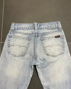 Washed Bootcut Jeans - Size W30 L34