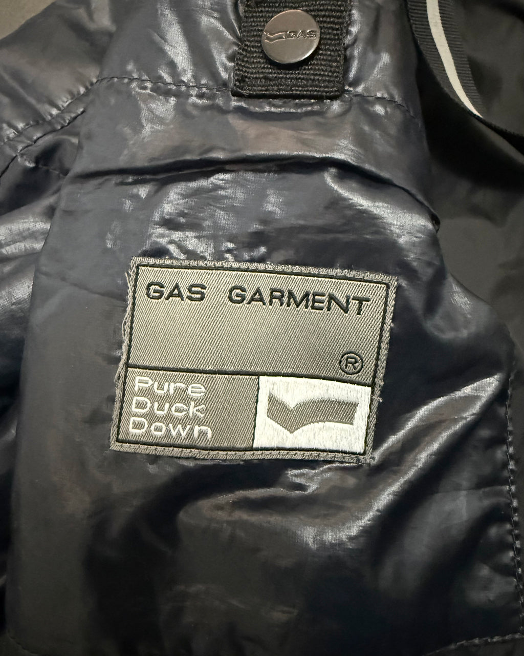 GAS Daunenjacke Bomber Marineblau – L
