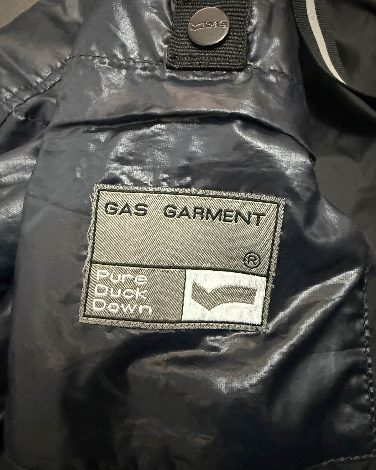 GAS Daunenjacke Bomber Marineblau – L