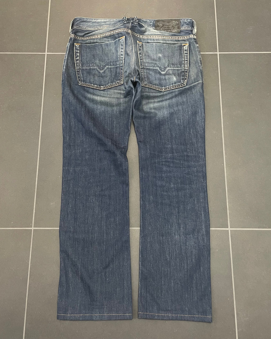 Diesel Washed Straight Jeans - Size W30 L30
