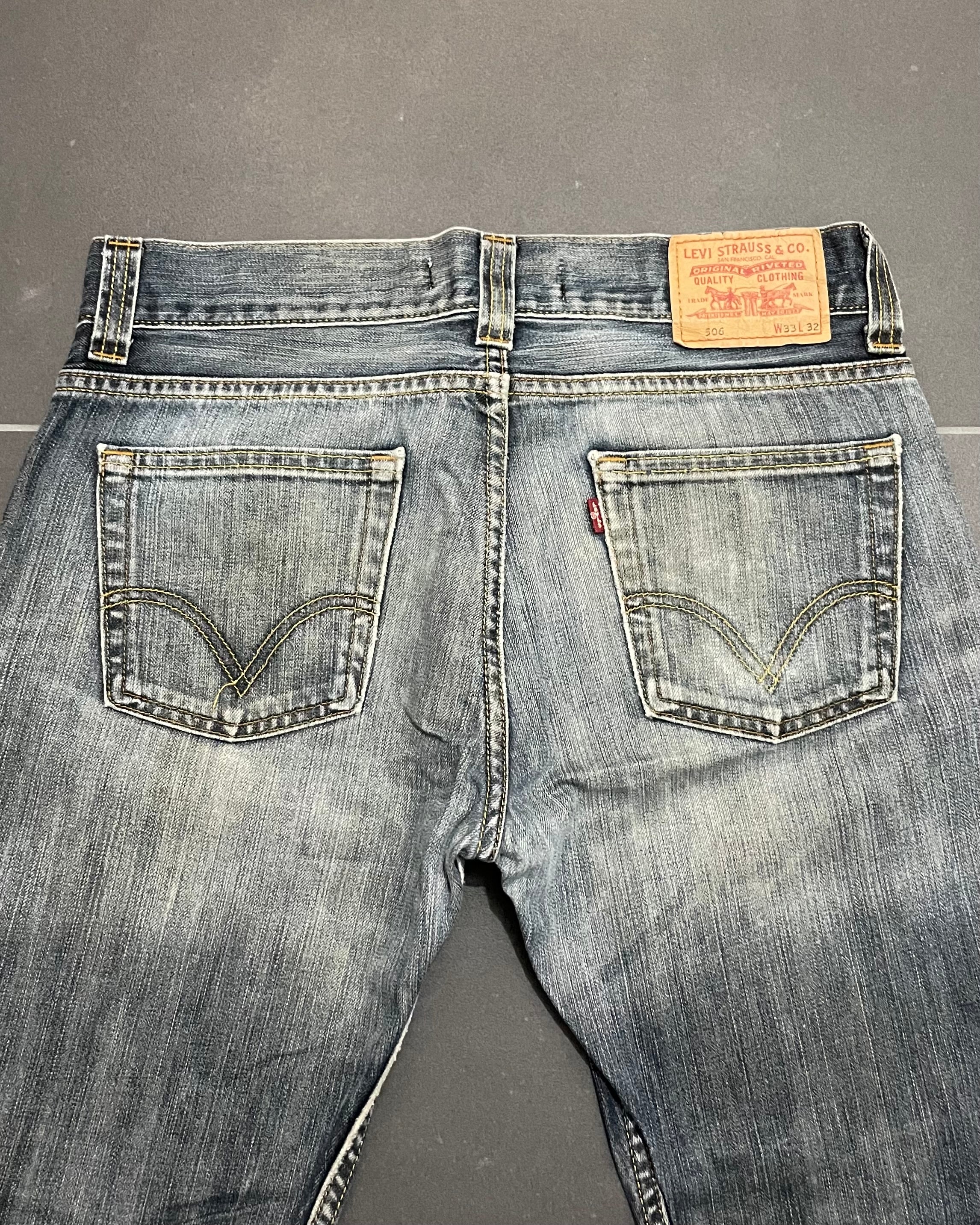 Levi's 506 Straight Jeans - Size W33 L32