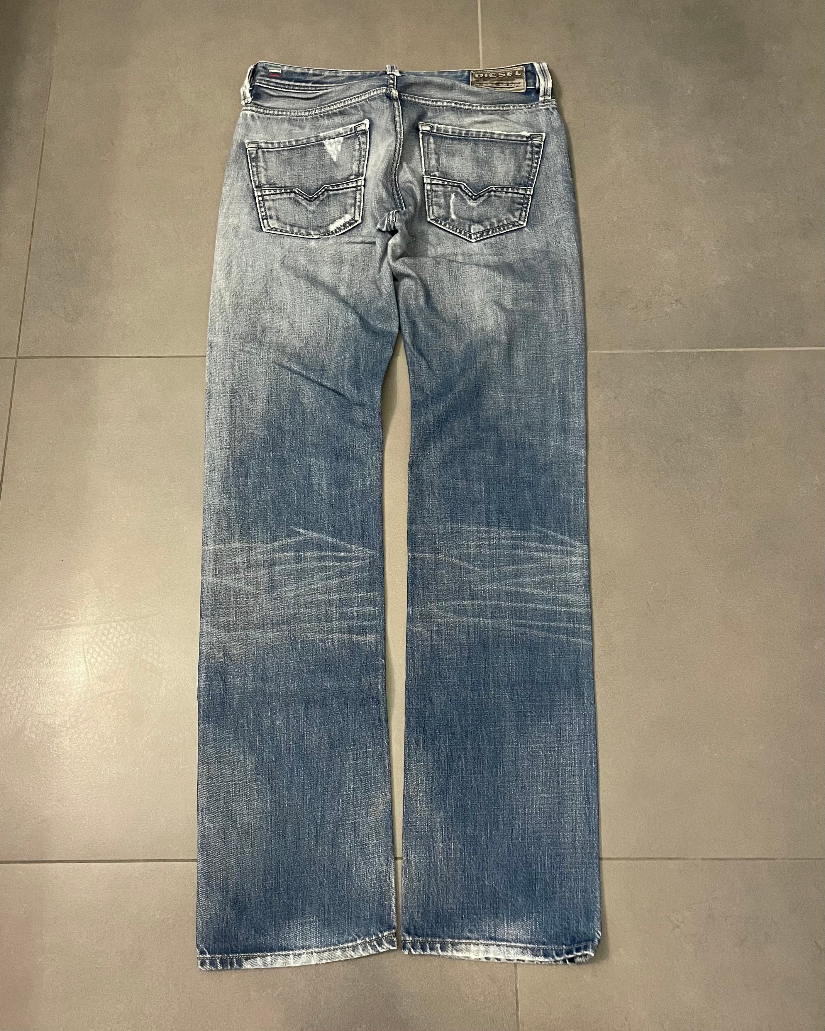 Diesel Washed Straight Jeans - Size W29 L34