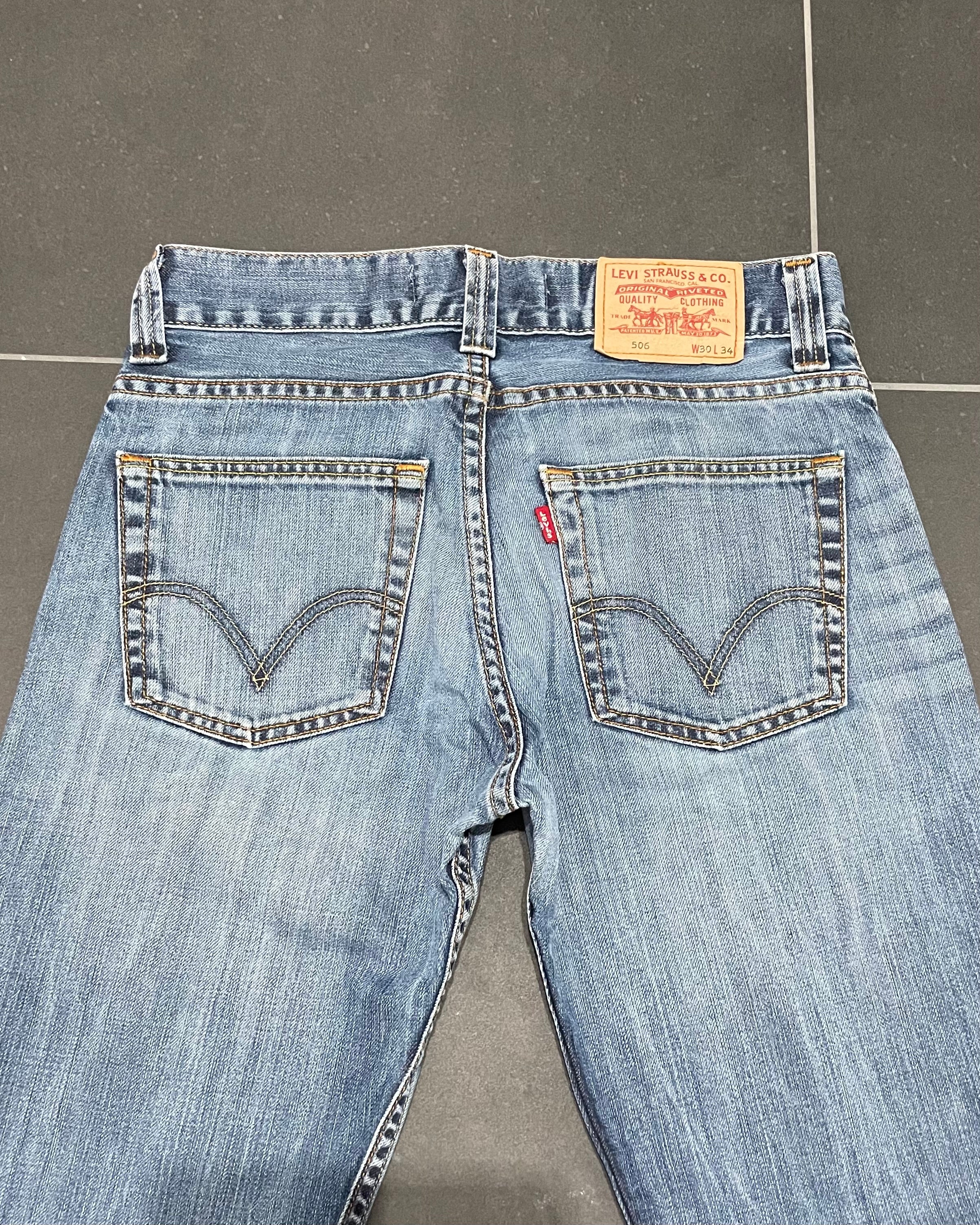 Levi's 506 Straight Jeans - Size W30 L34
