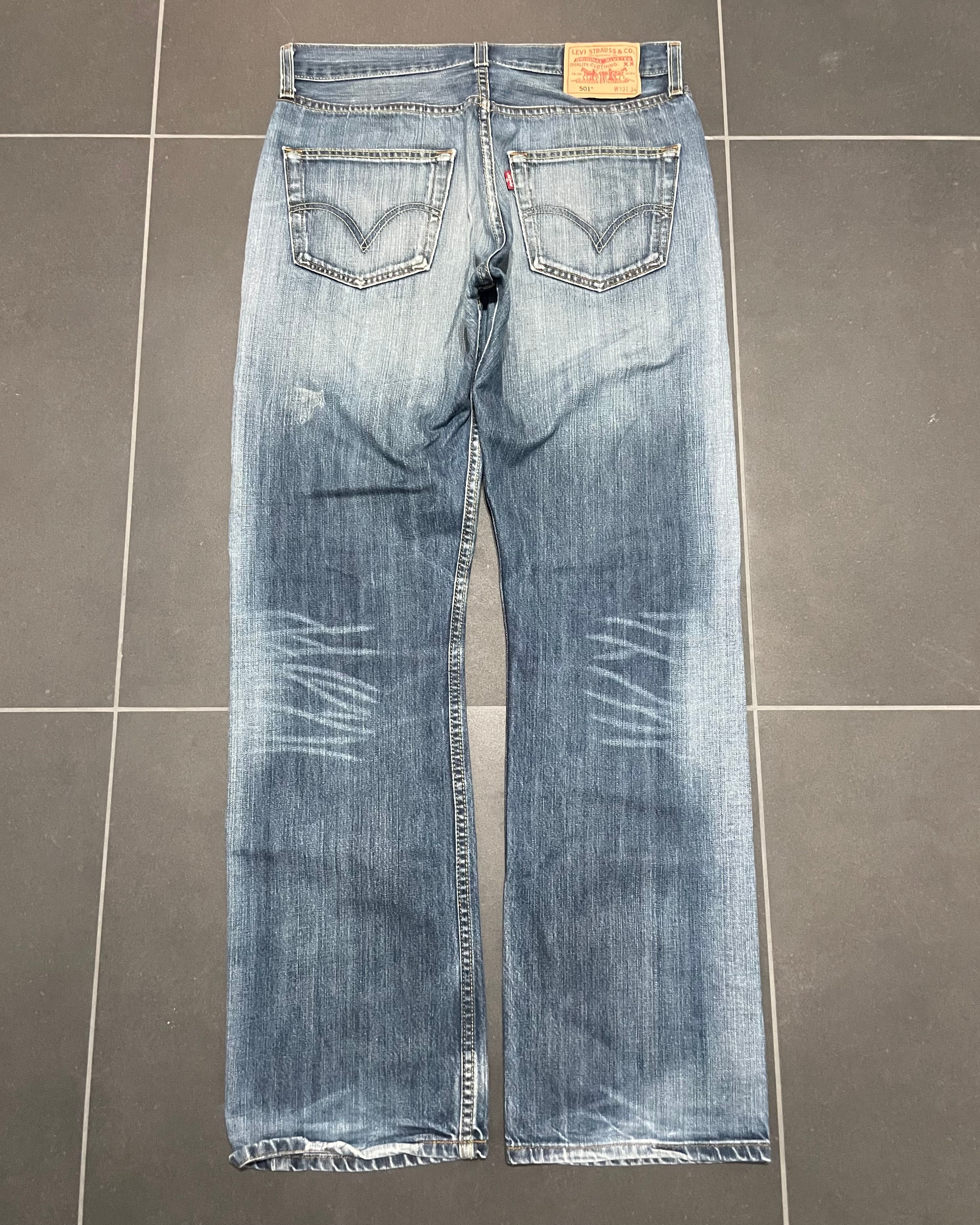 Levi's 501 Straight Jeans - Size W33 L34