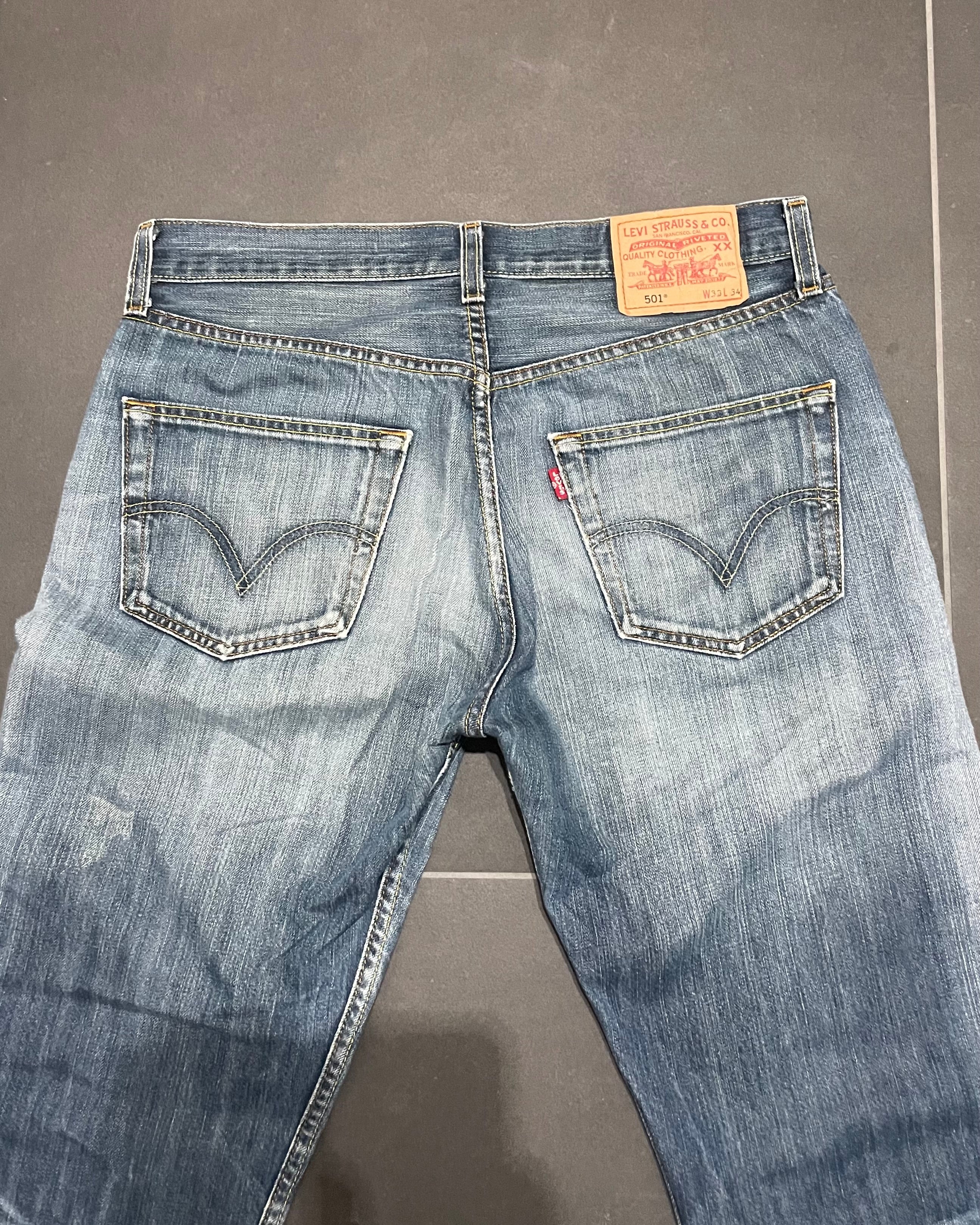 Levi's 501 Straight Jeans - Size W33 L34