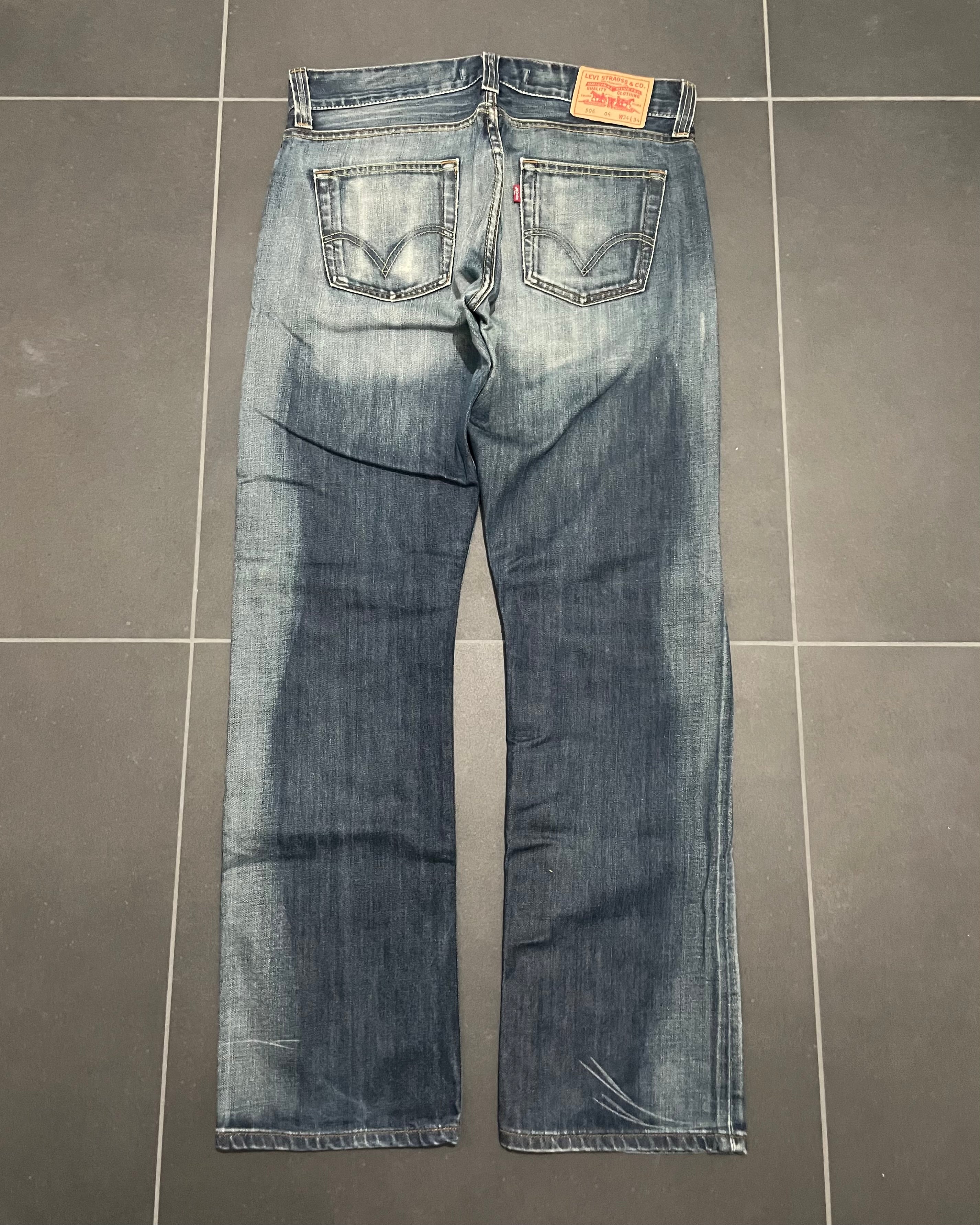 Levi's 506 Straight Jeans - Size W34 L34