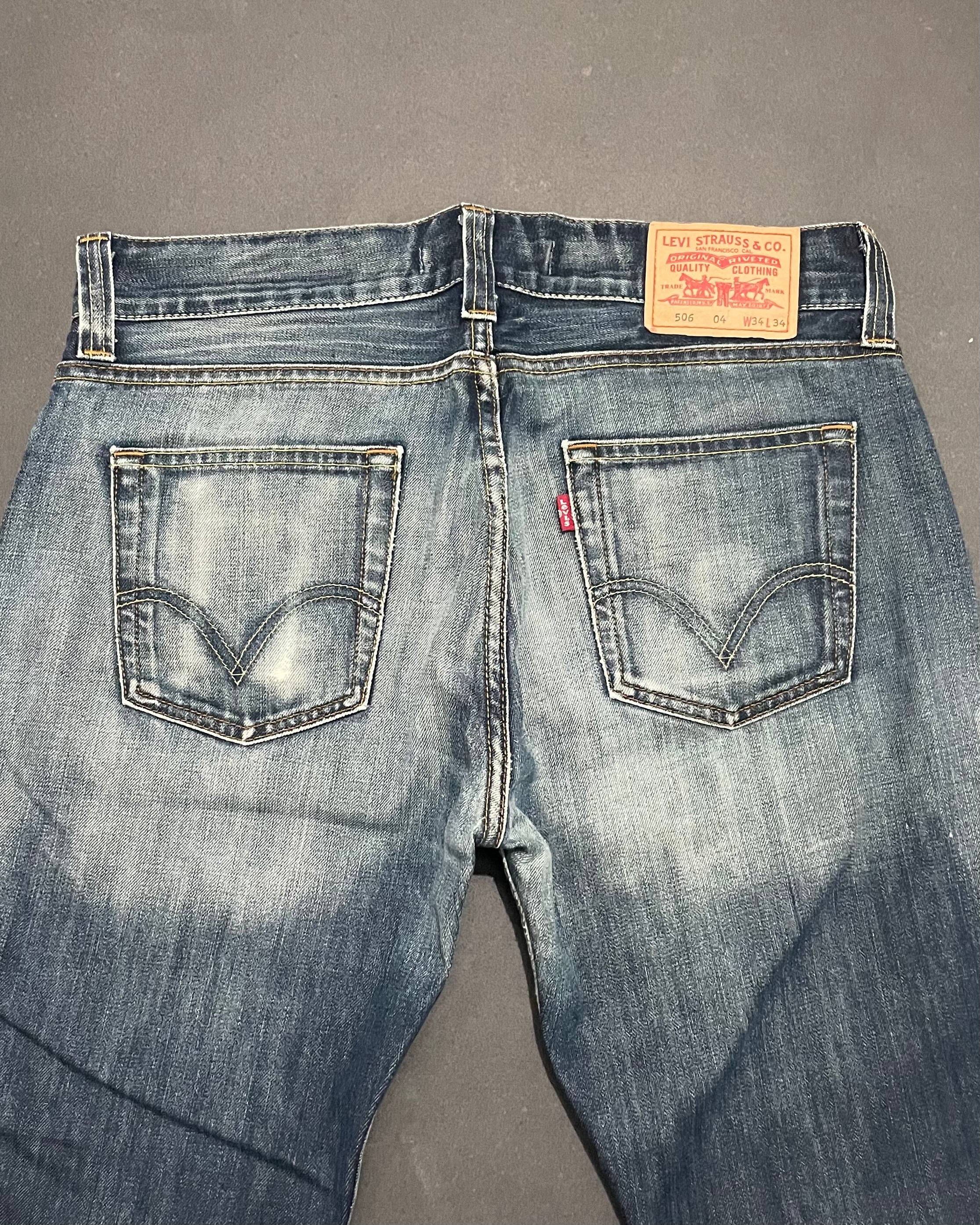 Levi's 506 Straight Jeans - Size W34 L34