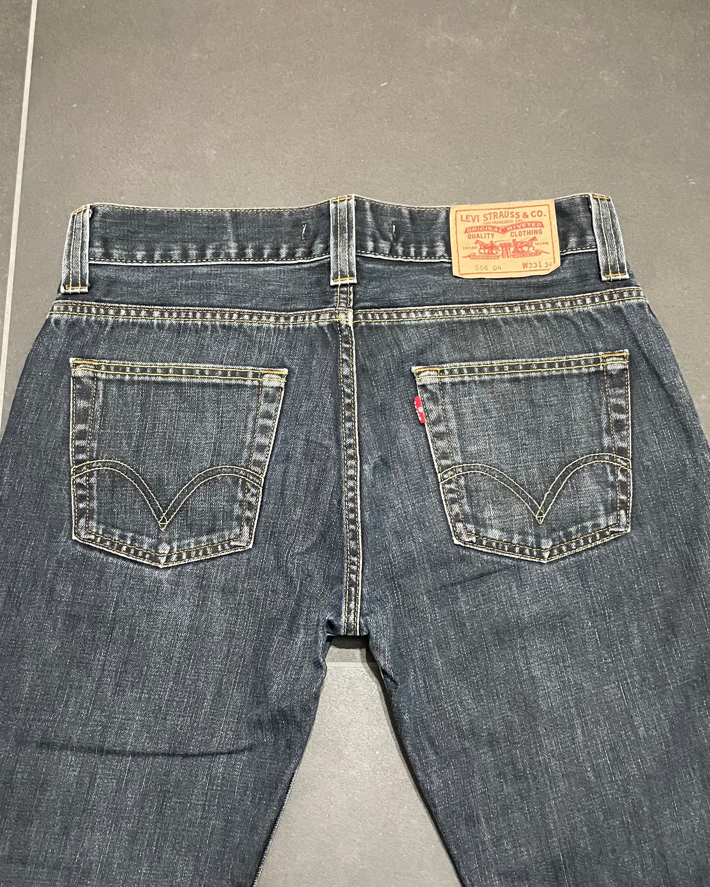 Levi's 506 Straight Jeans - Size W33 L34