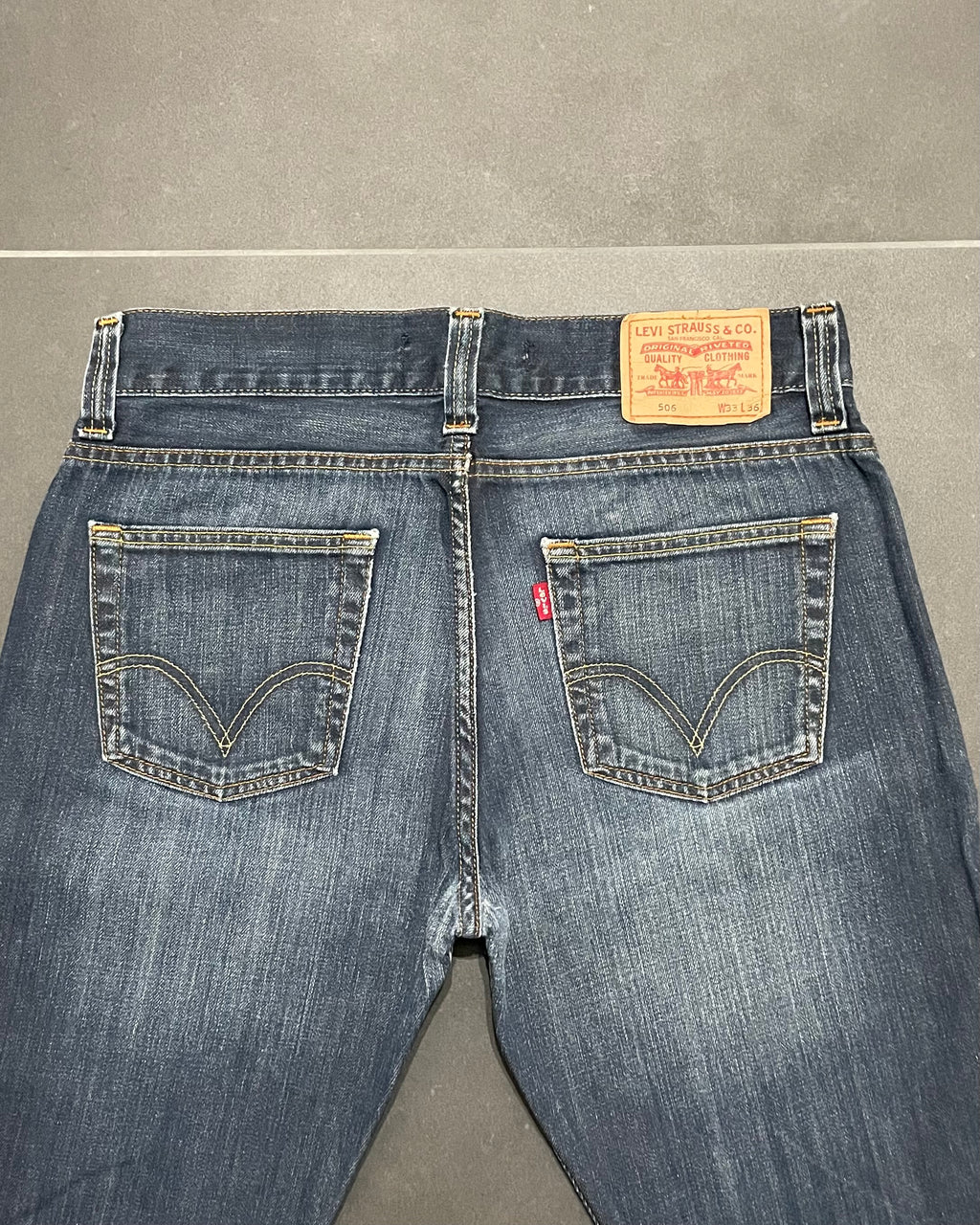 Levi's 506 Straight Jeans - Size W33 L36
