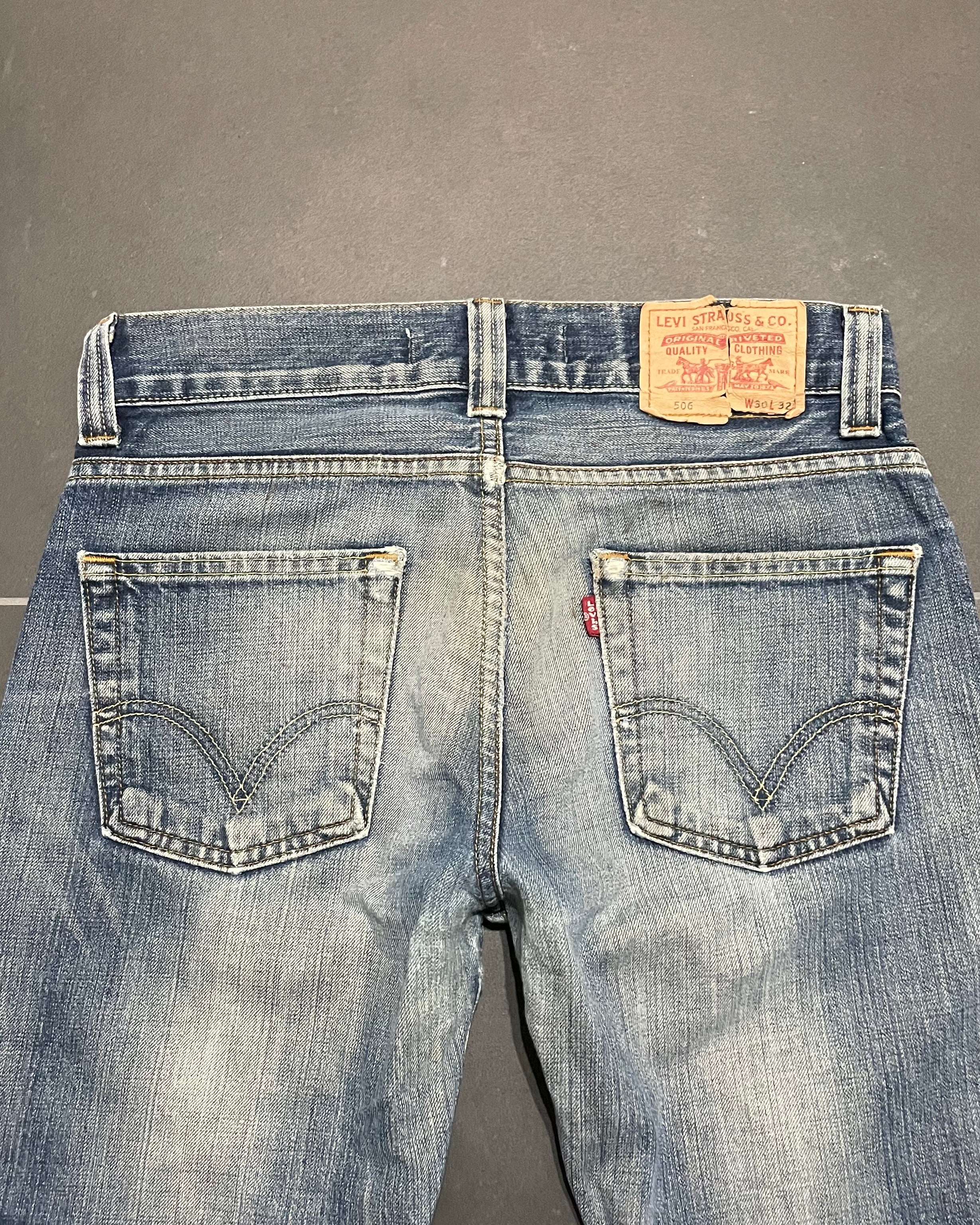 Levi's 506 Straight Jeans - Size W30 L32