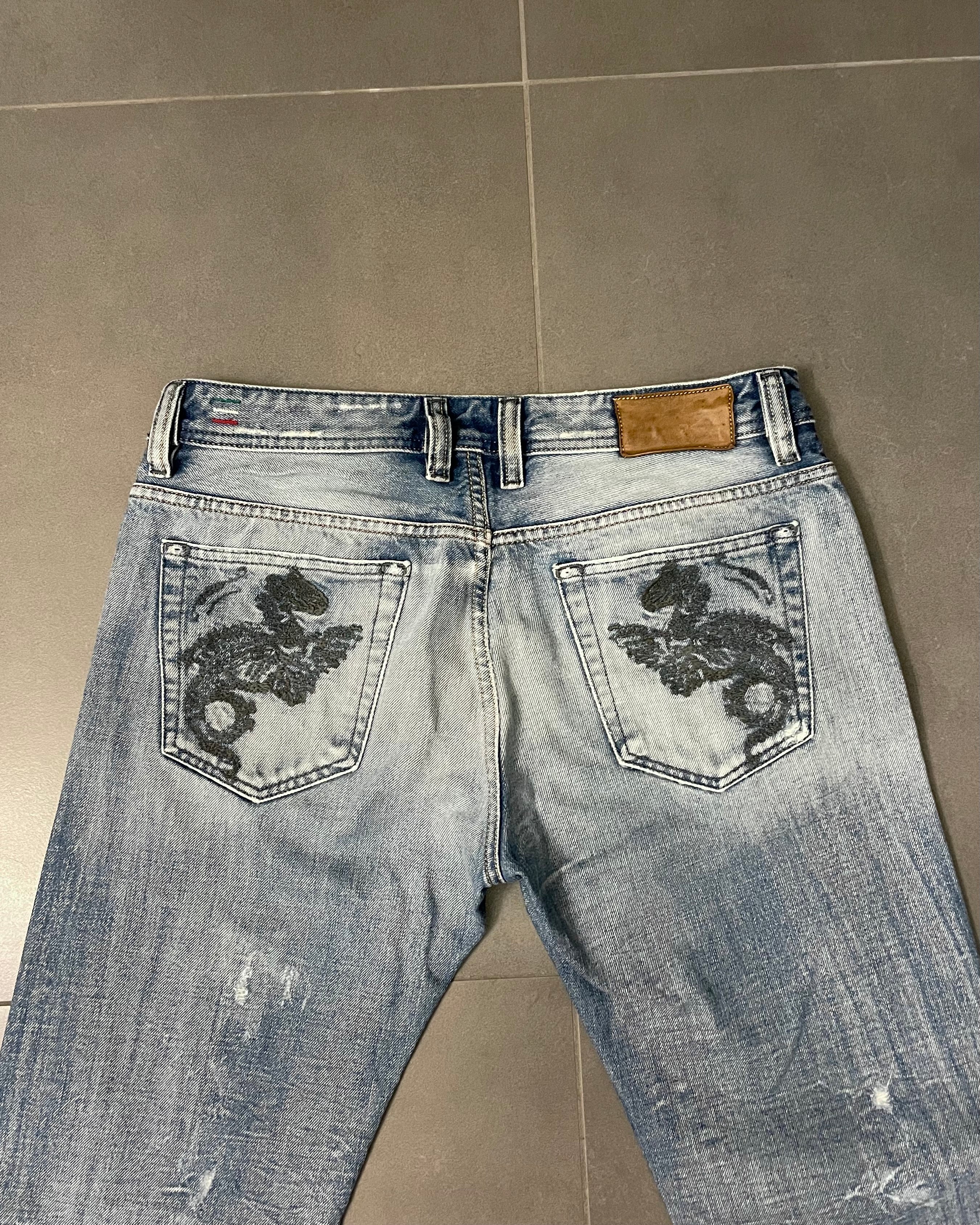 Diesel Backprint Jeans - Size W32 L34