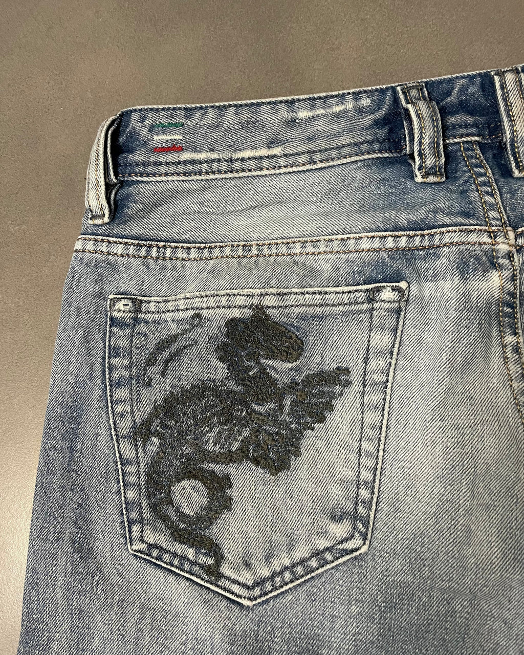 Diesel Backprint Jeans - Size W32 L34