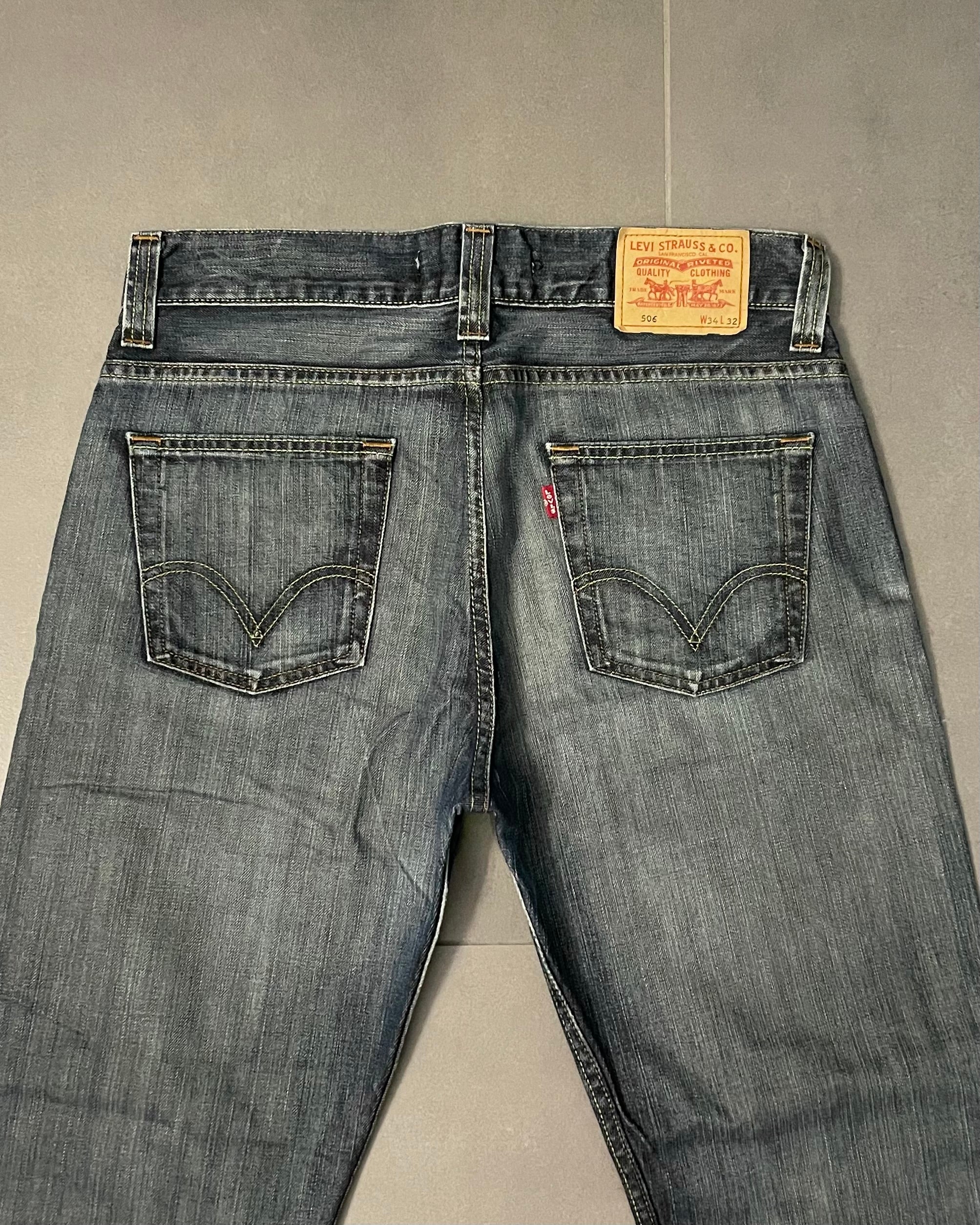 Levi's 506 Straight Jeans - Size W34 L32
