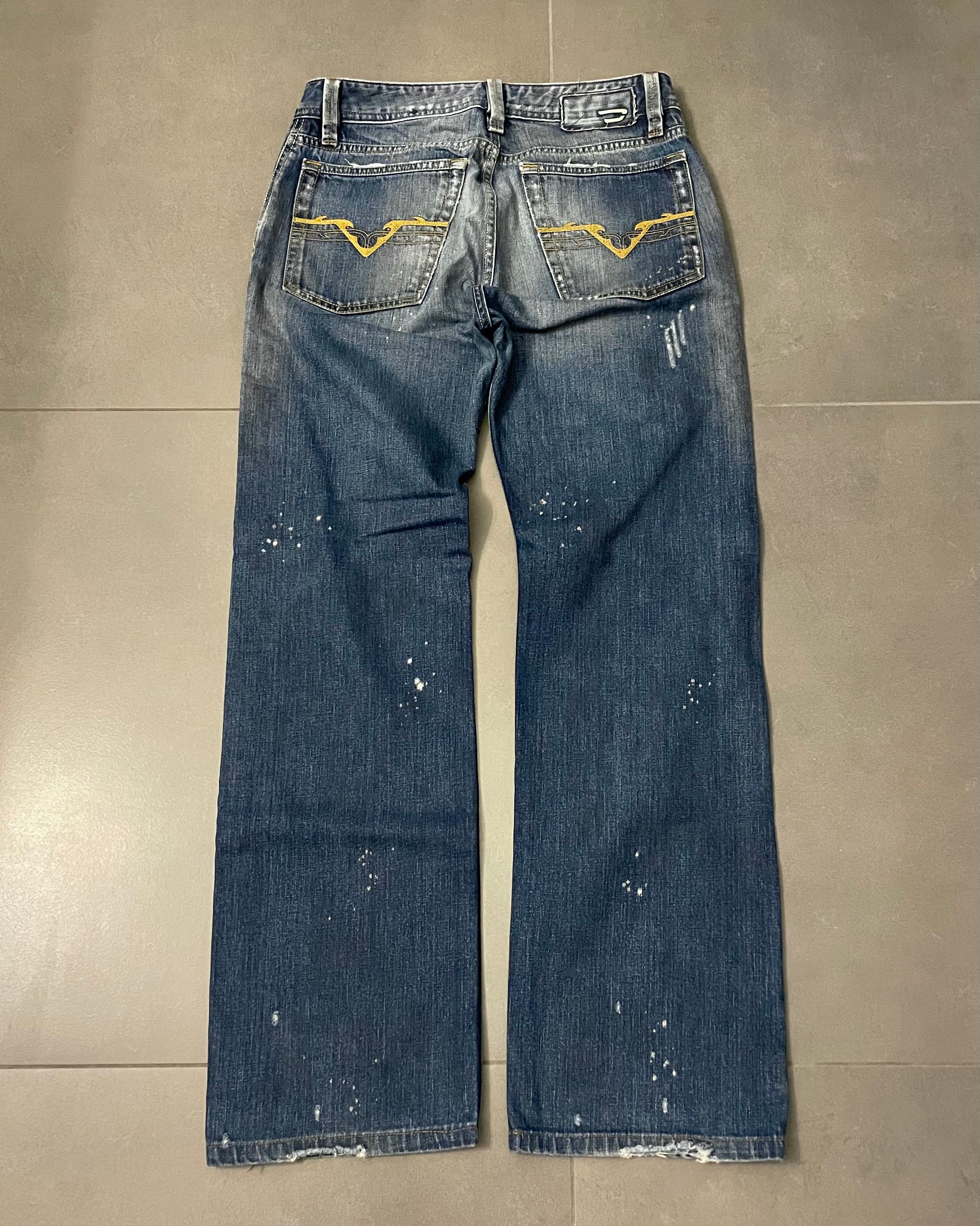 Diesel Backprint Jeans - Size W30 L34
